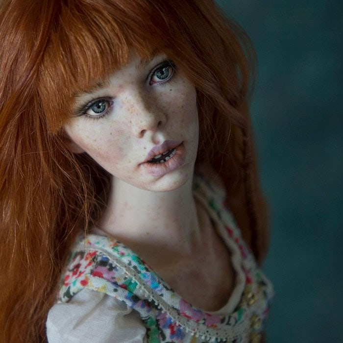Пара художников из России создаёт реалистичные куклы, глядя на которые кажется, что они сейчас моргнут 77