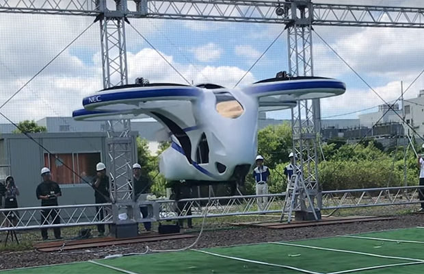 Пассажирский дрон протестировали в Японии 21