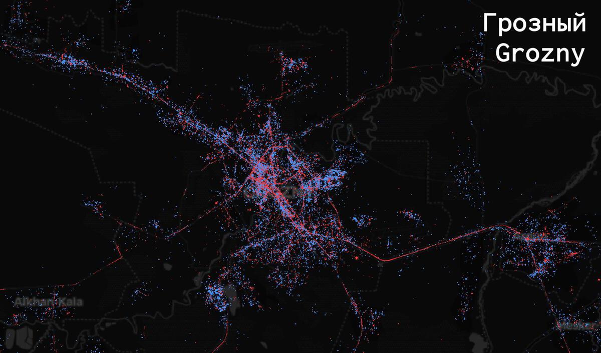 12 карт городов, где наглядно показано, сколько людей используют iPhone, а сколько — Android 46