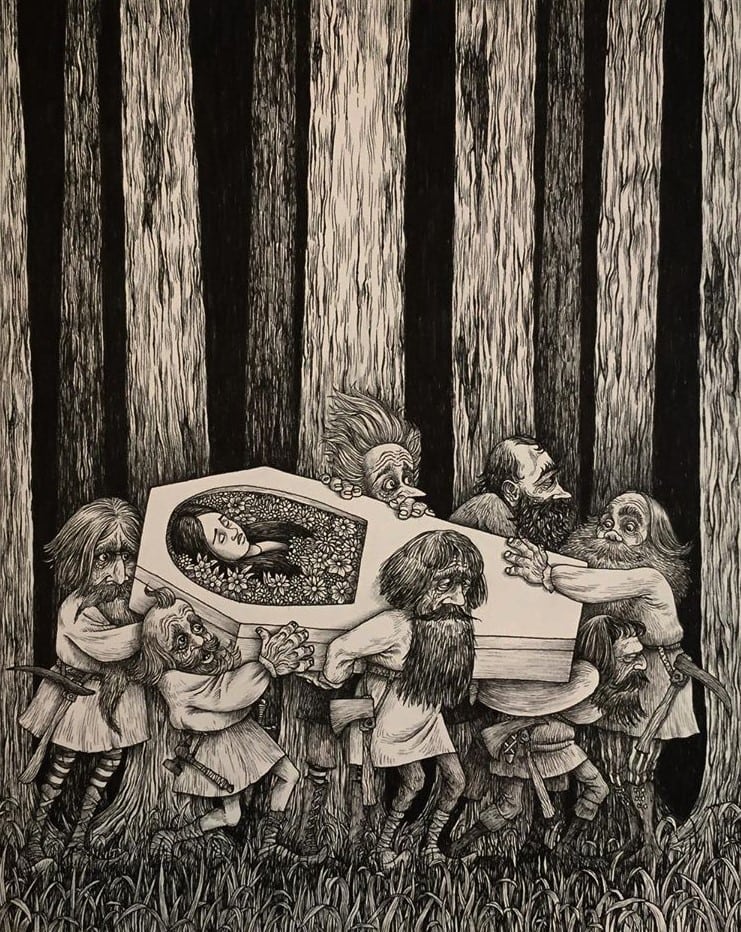 20 жутких иллюстраций, в которых ночные кошмары становятся явью 66