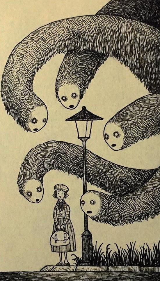 20 жутких иллюстраций, в которых ночные кошмары становятся явью 61