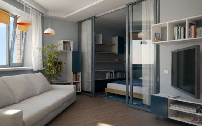 20 идей для однокомнатной квартиры 45