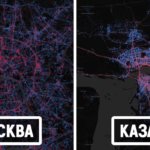 12 карт городов, где наглядно показано, сколько людей используют iPhone, а сколько — Android