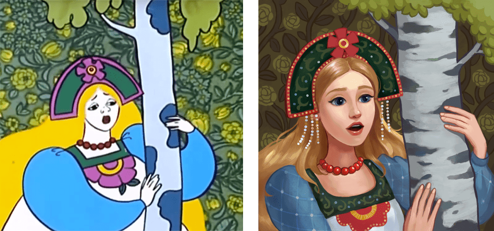Наш ответ Диснею: художница вдохнула новую жизнь в принцесс советской анимации, и это просто вау 53
