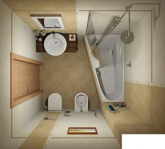 11 отличных идей для маленькой ванной комнаты 31