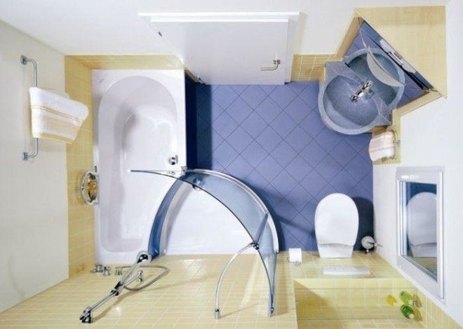 11 отличных идей для маленькой ванной комнаты 33