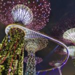 Сады будущего и супердеревья в Сингапуре