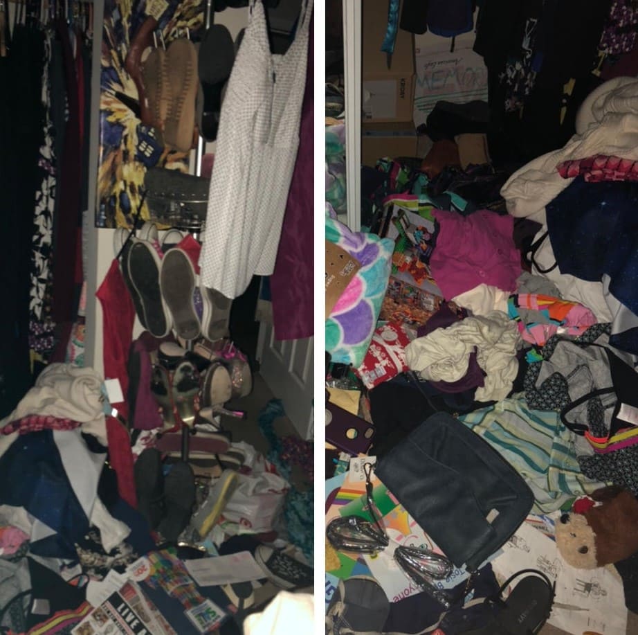 15 фотографий комнат до и после уборки беспорядка, который появился из-за депрессии их владельцев 54