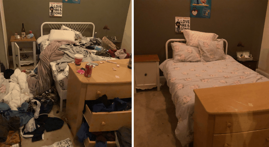 15 фотографий комнат до и после уборки беспорядка, который появился из-за депрессии их владельцев 58
