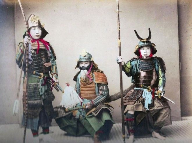Очень редкие фото последних самураев 1800-х годов 35