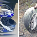 Берегите голову: пострадавшие в авариях поделились фотографиями шлемов, спасших им жизнь