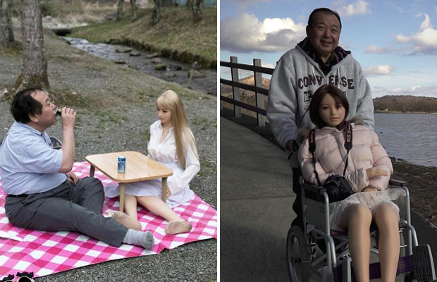 Японец стал жить с силиконовой куклой 52