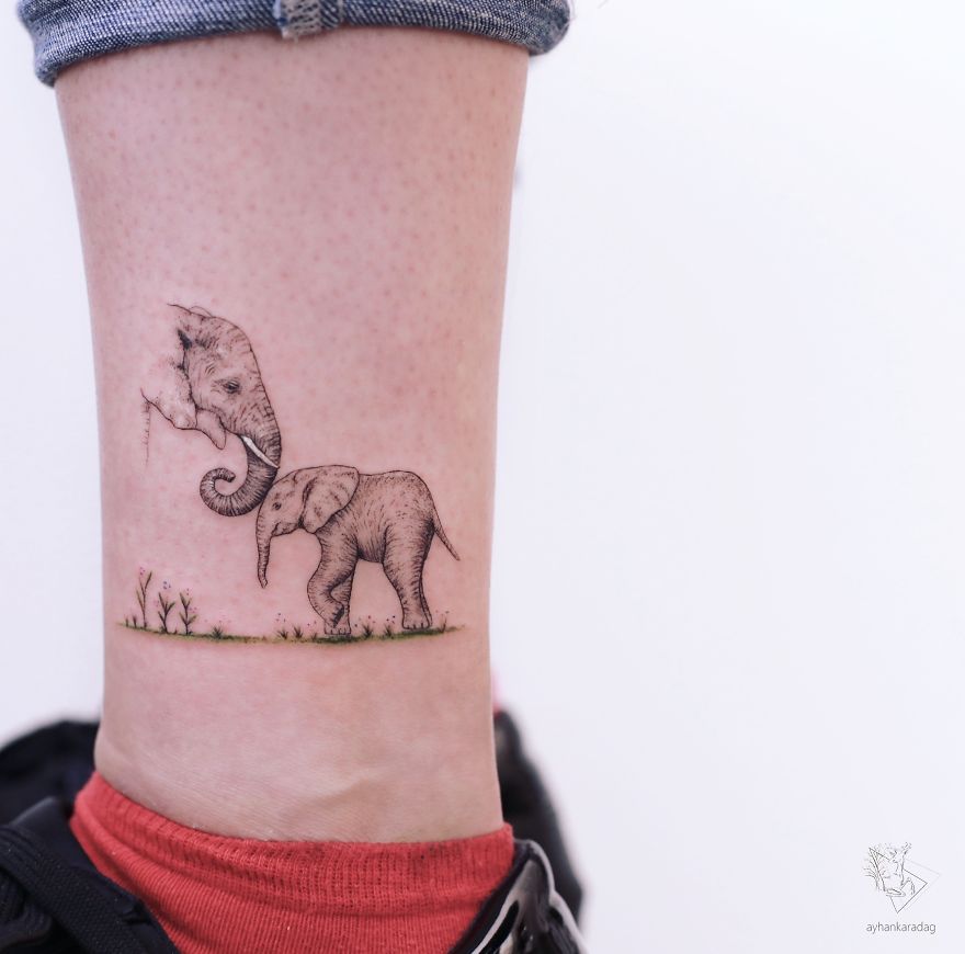 Татуировщик из Стамбула набивает на коже маленькие сказочные рисунки, запечатлевая кусочки детства 63