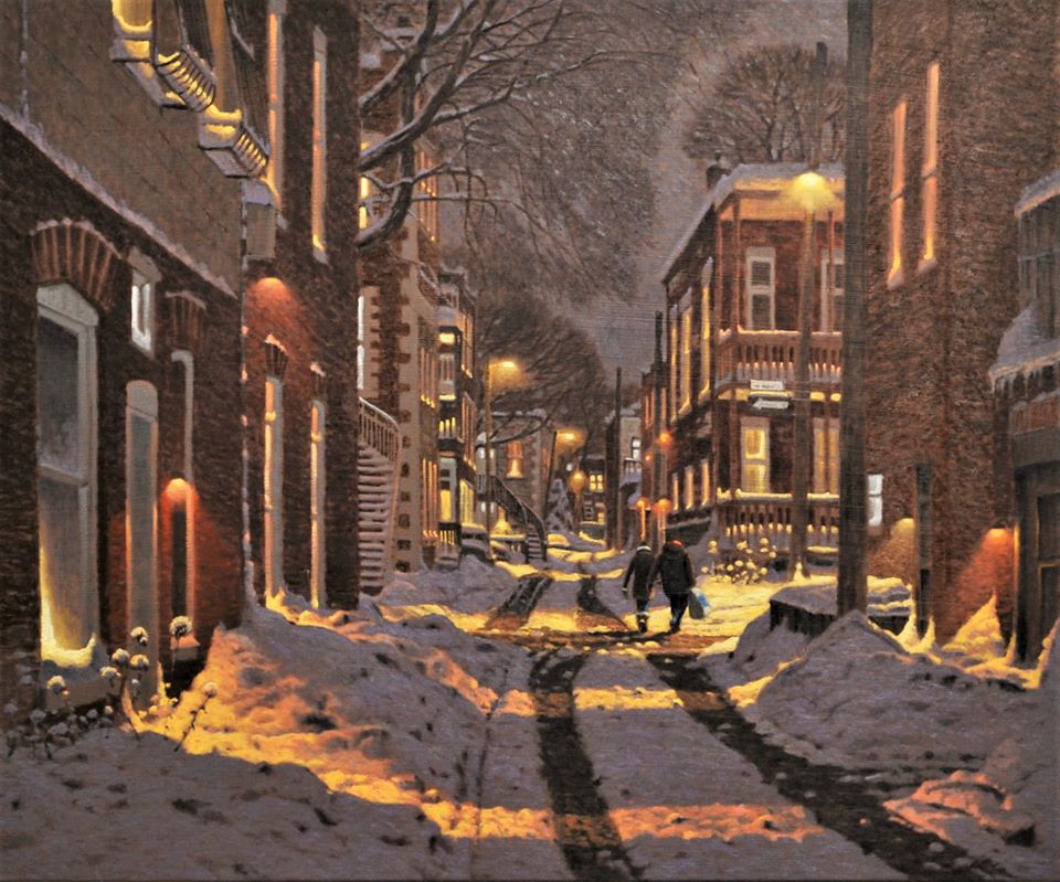 Художник из Канады рисует атмосферные картины, которые помогут окунуться в настоящую морозную зиму 60
