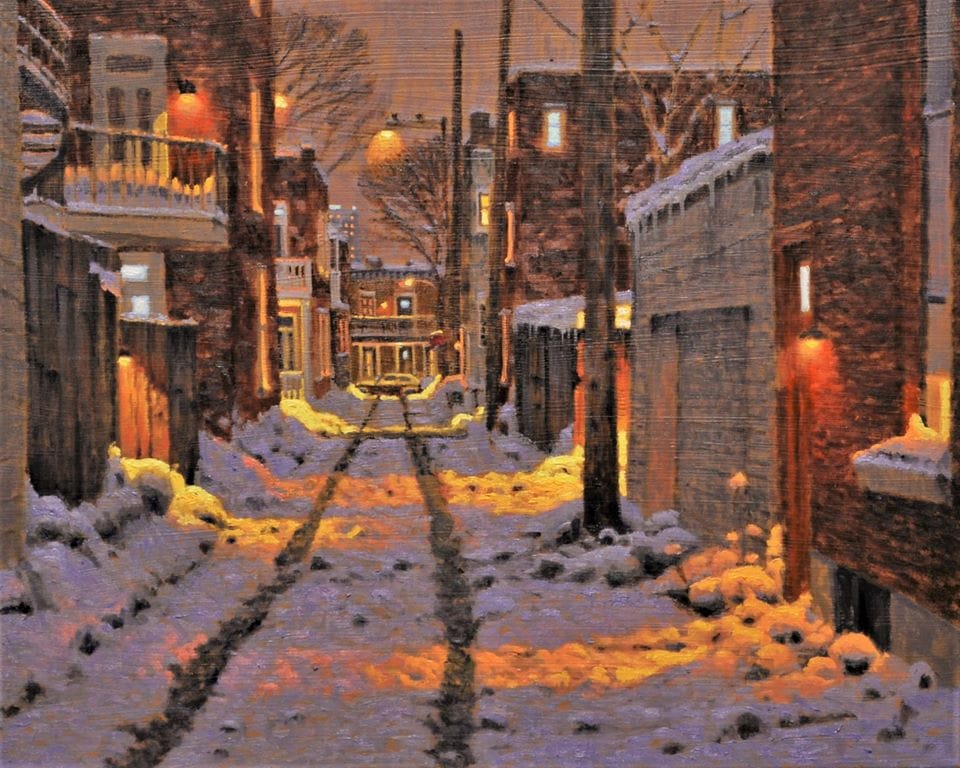 Художник из Канады рисует атмосферные картины, которые помогут окунуться в настоящую морозную зиму 63