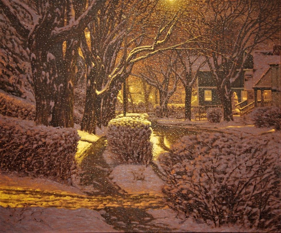 Художник из Канады рисует атмосферные картины, которые помогут окунуться в настоящую морозную зиму 68