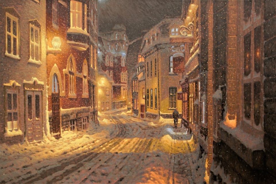 Художник из Канады рисует атмосферные картины, которые помогут окунуться в настоящую морозную зиму 71