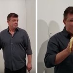 Банан, приклеенный скотчем к стене, был продан за 7,6 миллиона. А потом пришёл посетитель и съел его