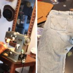 Чилийка показала, как её отец превращает старые джинсы в рюкзак — и это магия рукоделия