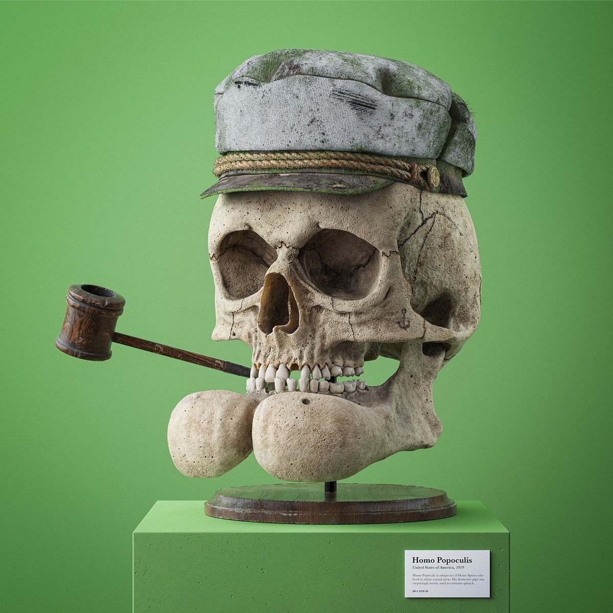 3D-художник создал проект, в котором показал, как могли бы выглядеть черепа персонажей известных мультфильмов 46