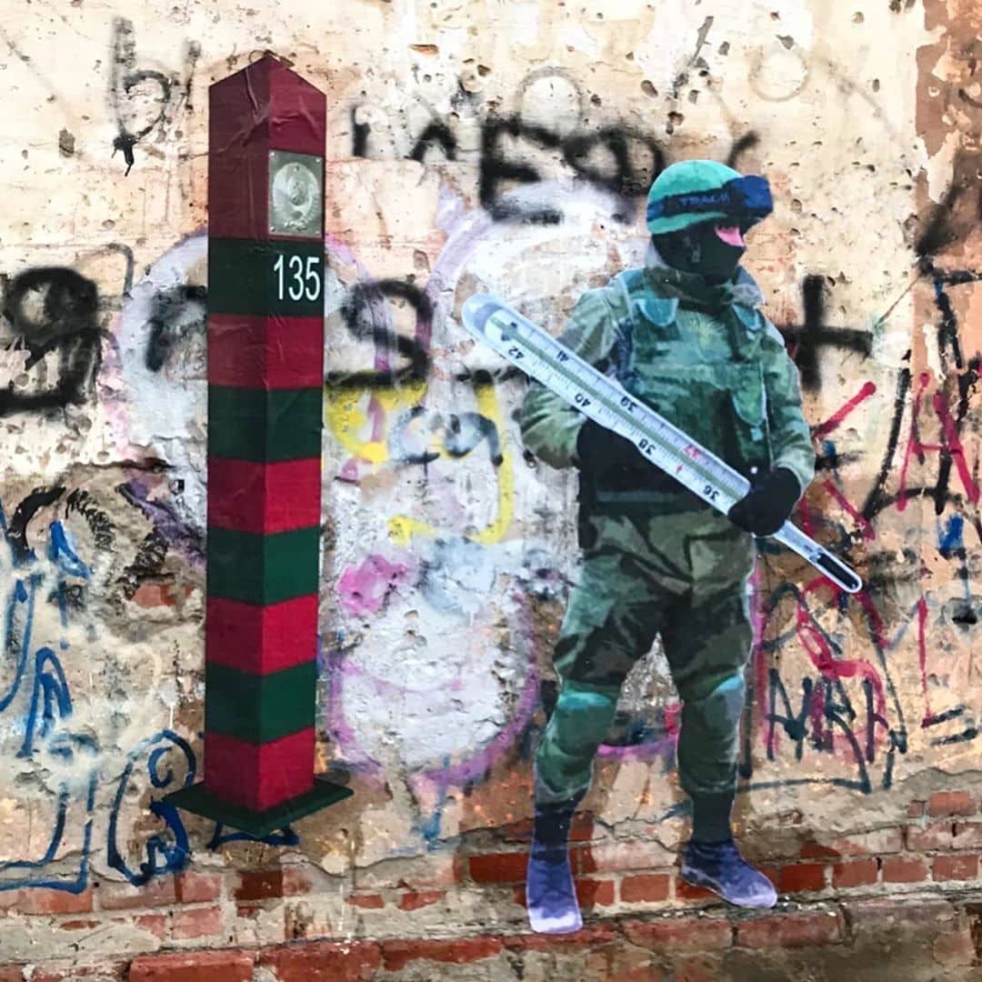 Даже стены говорят о карантине: уличные художники из разных точек мира посвящают граффити коронавирусу 74