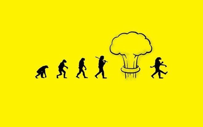 19 сатирических карикатур про эволюцию 45