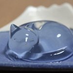 Японский водный торт в виде спящего кота покорил интернет