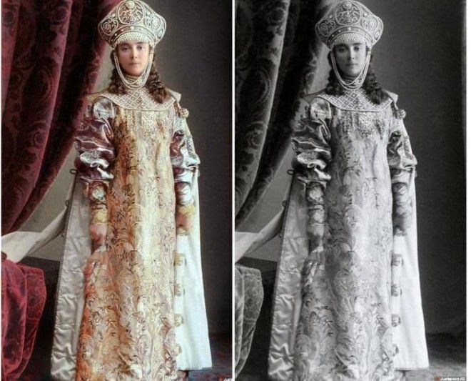 Грандиозные костюмы бала-маскарада в доме Романовых: раритетные снимки 1903 года – в цвете 36