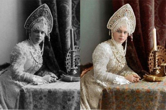 Грандиозные костюмы бала-маскарада в доме Романовых: раритетные снимки 1903 года – в цвете 28