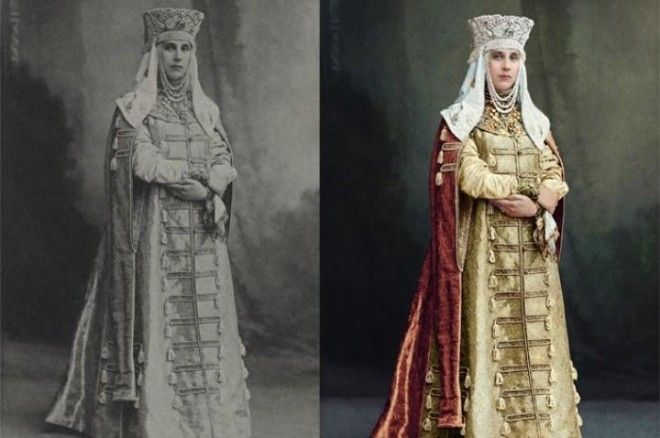 Грандиозные костюмы бала-маскарада в доме Романовых: раритетные снимки 1903 года – в цвете 29