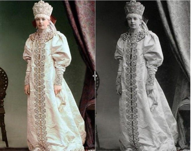 Грандиозные костюмы бала-маскарада в доме Романовых: раритетные снимки 1903 года – в цвете 31
