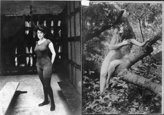 Рекорды Ныряющей Венеры: как Аннетт Келлерман впервые в истории кино снялась обнаженной и изобрела синхронное плаванье 32