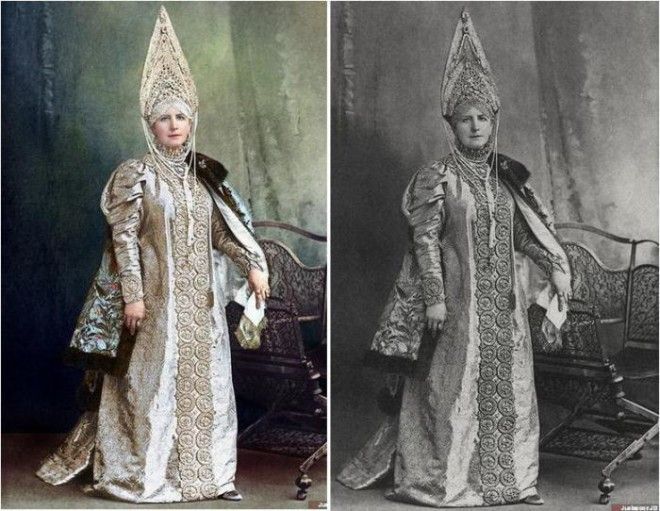Грандиозные костюмы бала-маскарада в доме Романовых: раритетные снимки 1903 года – в цвете 34