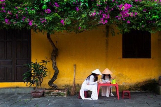 Красота Вьетнама: женщины в традиционном костюме аозай 35