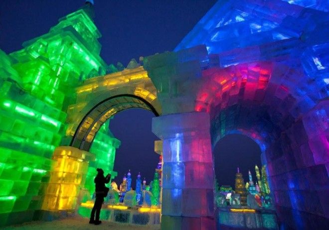 Фестиваль ледяных скульптур в Харбине 49
