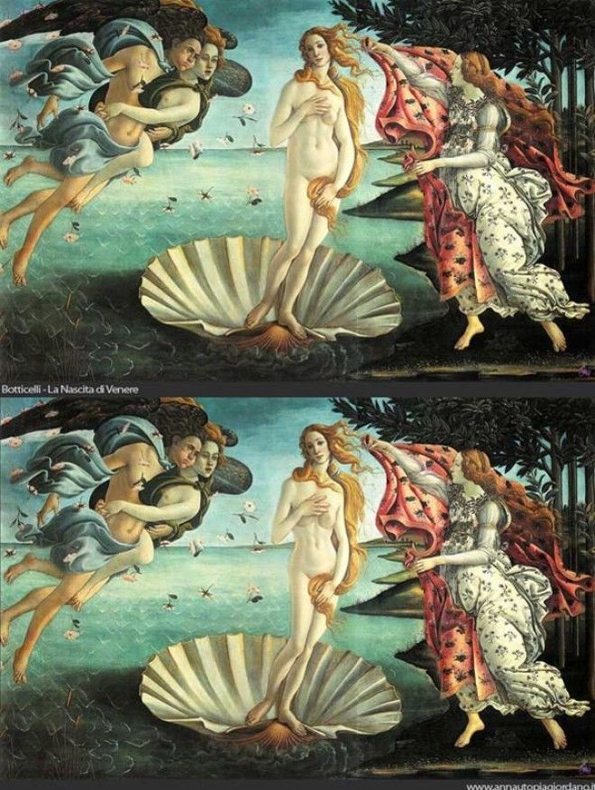 Похудевшая Венера на знаменитых полотнах 37