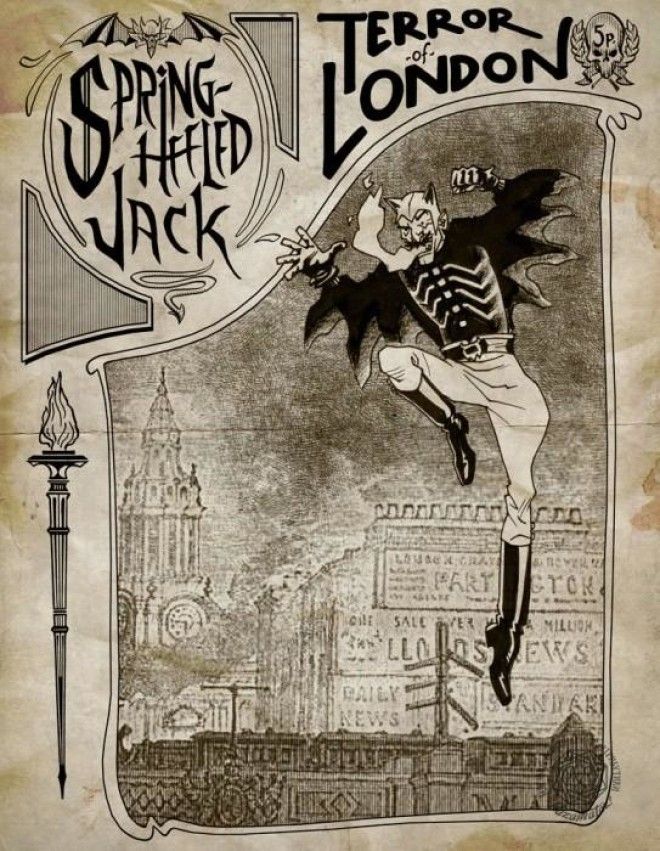 Джек-прыгун : ночной кошмар XIX века, который стал первым супергероем комиксов 19