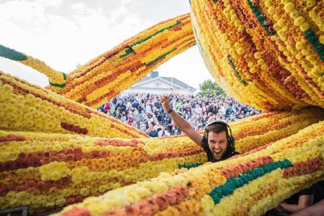 14 цветочных скульптур с крупнейшего в мире Парада Цветов в Голландии, посвященного Ван Гогу 35