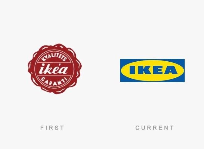 50 логотипов всемирно известных брендов тогда и сейчас 75