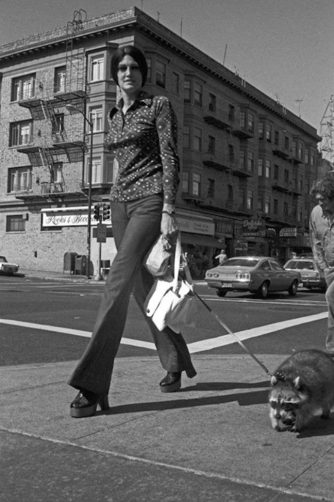 Женский уличный стиль 70-х годов 62