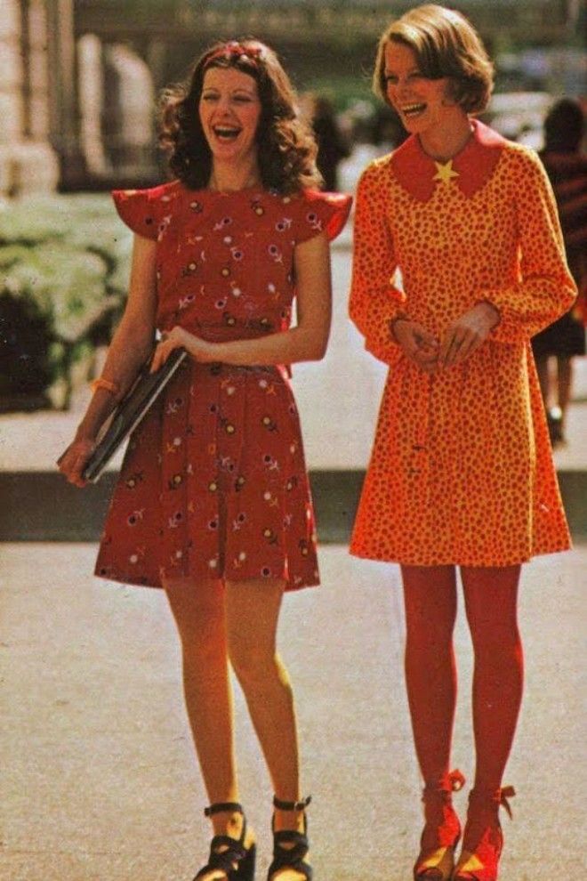 Женский уличный стиль 70-х годов 63