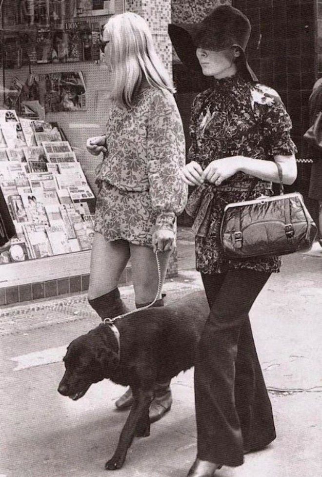 Женский уличный стиль 70-х годов 54