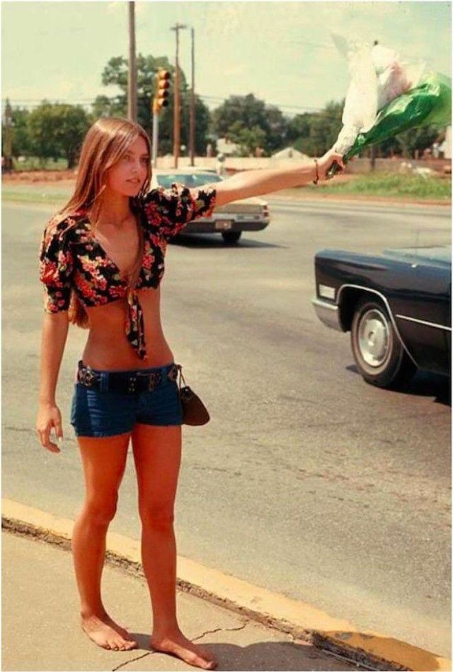 Женский уличный стиль 70-х годов 59