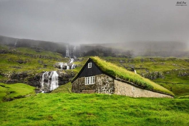 Скандинавские домики с заросшей крышей, в которых хочется поселиться немедленно 53