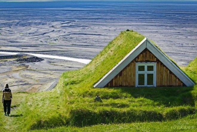 Скандинавские домики с заросшей крышей, в которых хочется поселиться немедленно 50