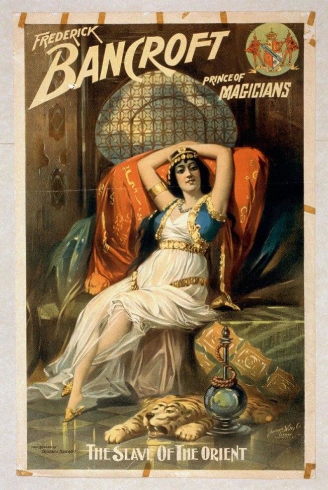 Фантастические афиши иллюзионистов 1870-1915 39