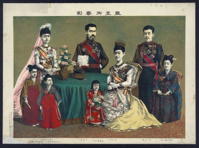 Семья императора Мэйдзи Фото memorylocgov