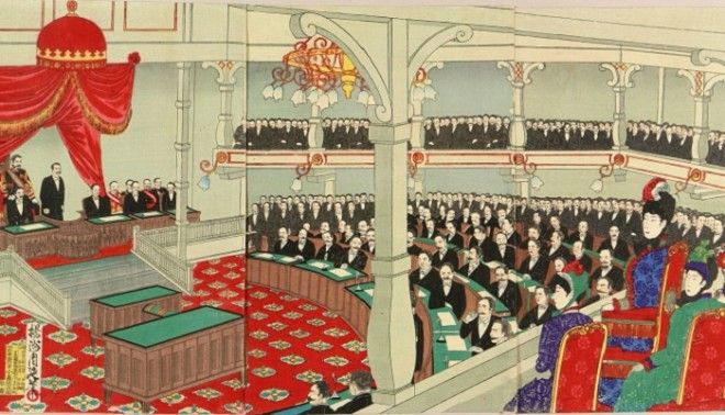 Заседание японского парламента в 1890 году Фото ruwikipediaorg