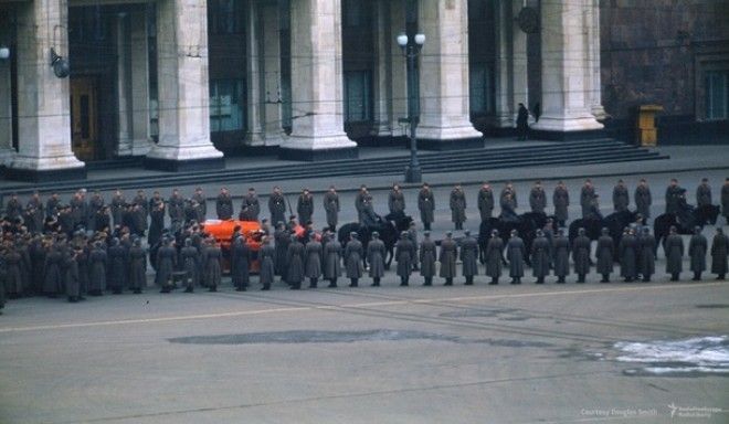 Похороны Сталина найдены уникальные цветные кадры