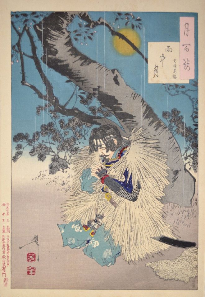 «Сто видов Луны» – величайшие гравюры мастера укиё-э Цукиока Ёситоси 14